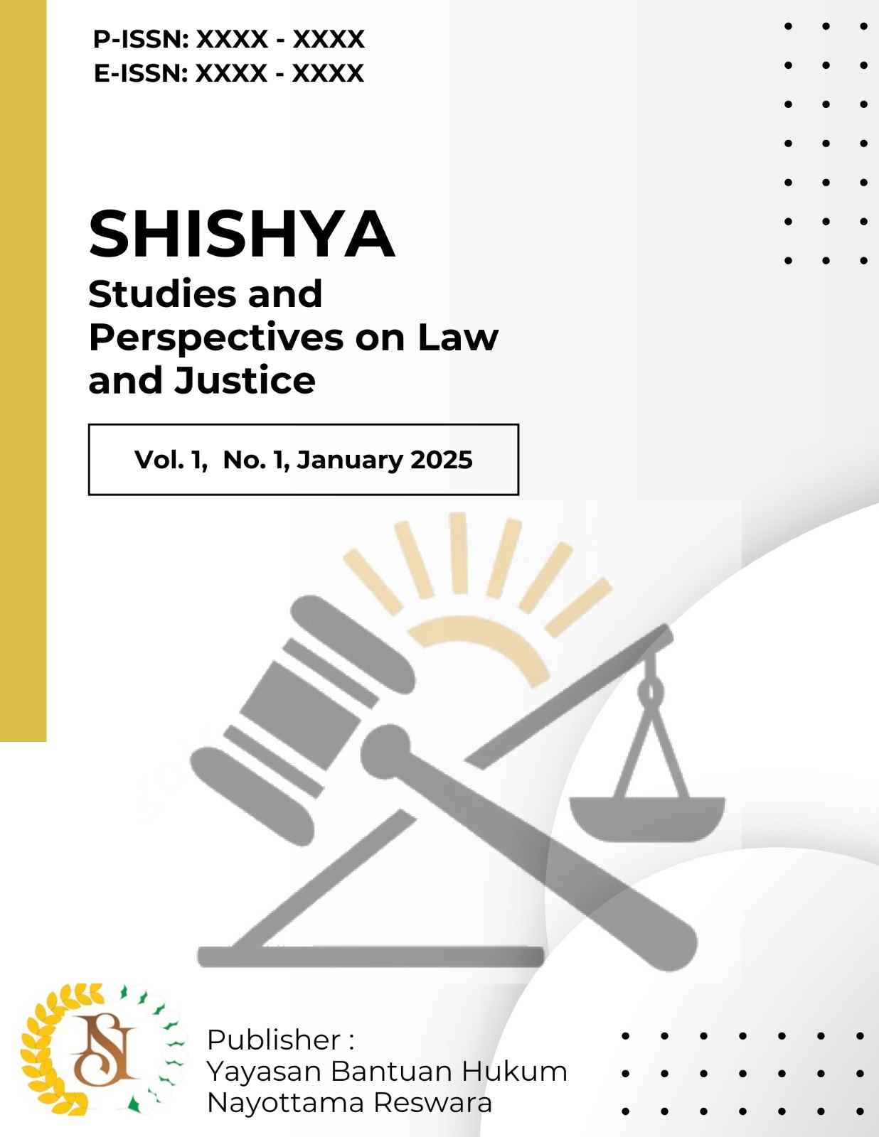SHISHYA: Studies and Perspectives on Law and Justice